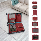 7 Set Packing Cubes with Number Icon
