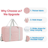 Narwey 3112 Foldable Duffel Bag Tote with Shoulder Strap (For Spirit Airlines)