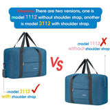 Narwey 3112 Foldable Duffel Bag Tote with Shoulder Strap (For Spirit Airlines)