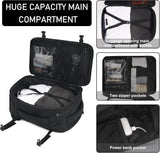 Carry on Travel Backpack for Men, Airline Approved 18x14x8 Spirit Airlines Personal Item Bag, 13 Pockets Casual Daypack, Waterproof Gym Backpacks 30L