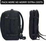 Carry on Travel Backpack for Men, Airline Approved 18x14x8 Spirit Airlines Personal Item Bag, 13 Pockets Casual Daypack, Waterproof Gym Backpacks 30L