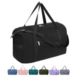 NW0330901 - Narwey Carry on luaggage 22x14x9 Airlines Approved Foldable Carry on Bag Travel Duffel Packable Duffle with Wet Pocket Overnight for Women and Men 40L