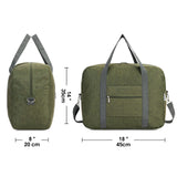 Foldable Travel Duffel Bag Carry on Luggage With Shoulder Strap
