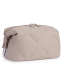 Narwey Quilted Puffy Padded Toiletry Makeup Bag
