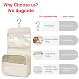 Hanging Travel Toiletry Make up Organizer Bag Pure Color
