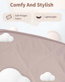 Narwey Quilted Puffy Padded Toiletry Makeup Bag
