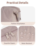 Narwey Quilted Puffy Padded Toiletry Makeup Bag