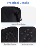Narwey Quilted Puffy Padded Toiletry Makeup Bag