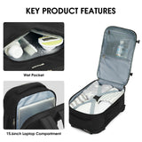 Travel Laptop Backpack for Airlines Underseat for Men, WF6006