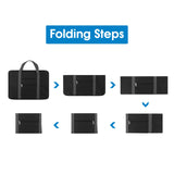 Foldable Travel Duffel Bag Carry on Luggage With Shoulder Strap