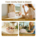 Makeup Bag Large-Capacity Travel Toiletry Cosmetic Organizer