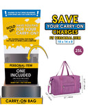 NW0320701 Foldable Duffle Bag For Spirit Airlines Personal Item Bag