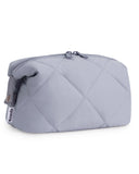 Narwey Quilted Puffy Padded Toiletry Makeup Bag