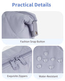Narwey Quilted Puffy Padded Toiletry Makeup Bag