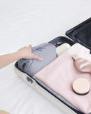 Narwey Quilted Puffy Padded Toiletry Makeup Bag