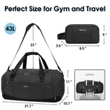 Men's Travel Duffel Bag with Toiletry Bag, SN3133