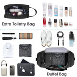 Men's Travel Duffel Bag with Toiletry Bag, SN3133