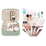 Narwey Vegan Leather Makeup Cosmetic Case Set (2 PCS)