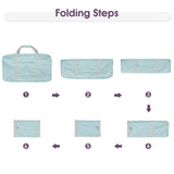 Foldable Travel Duffel Bag Carry on Luggage With Shoulder Strap