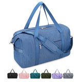NW0330901 - Narwey Carry on luaggage 22x14x9 Airlines Approved Foldable Carry on Bag Travel Duffel Packable Duffle with Wet Pocket Overnight for Women and Men 40L