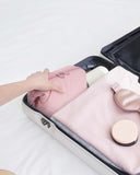 Narwey Quilted Puffy Padded Toiletry Makeup Bag