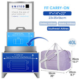 Foldable Travel Duffel Bag Carry on Luggage With Shoulder Strap