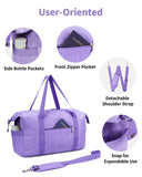 NW0330901 - Narwey Carry on luaggage 22x14x9 Airlines Approved Foldable Carry on Bag Travel Duffel Packable Duffle with Wet Pocket Overnight for Women and Men 40L