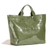PVC Tote Bag for Women Clear Plastic Handbag Large Work
