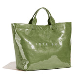 PVC Tote Bag for Women Clear Plastic Handbag Large Work