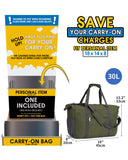 NW3305 Travel Duffel With Wet Pocket For Spirit Airlines