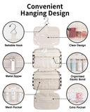 Hanging Toiletry Makeup Bag for Travel Checkered