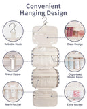 Hanging Toiletry Makeup Bag for Travel Checkered