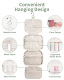 Hanging Toiletry Makeup Bag for Travel Checkered